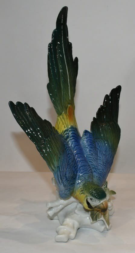 Porcelain Parrot E.n.s 1940